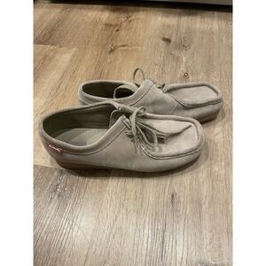 Clarks Padmora Wallabee Shoes Womens 8 Tan Suede Lace Up Mocassins 26060498